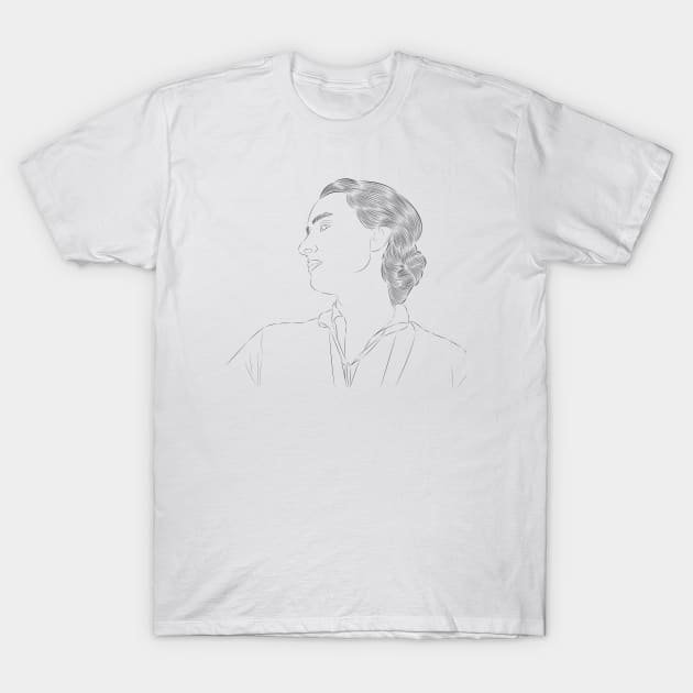 Georgia O'Keeffe - Portrait T-Shirt by LiLian-Kaff